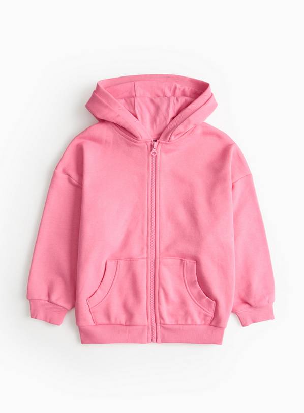 Pink Zip-Through Hoodie  12 years