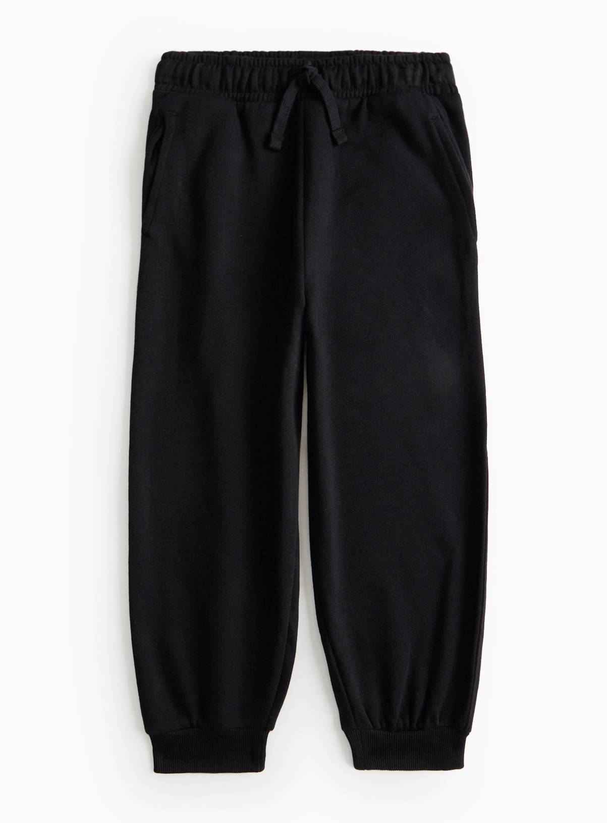 Black Cuffed Joggers 11 years - Image 1