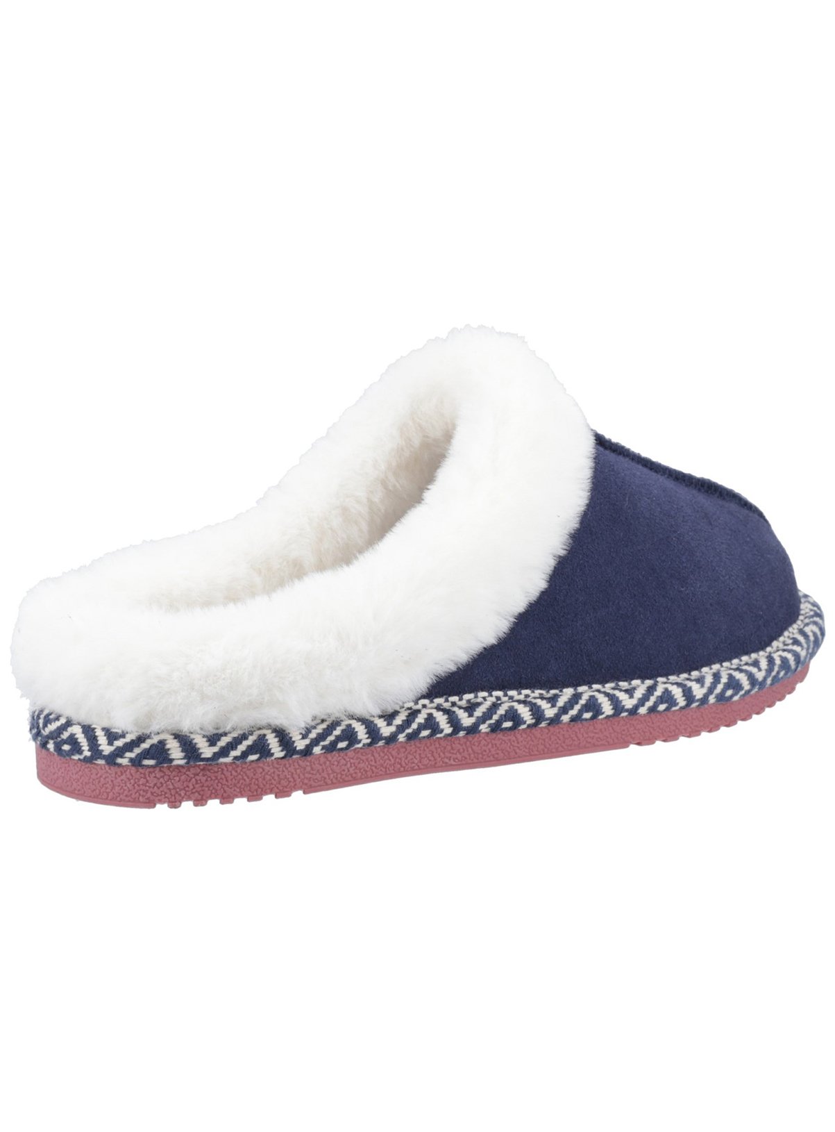 HUSH PUPPIES Amara Suede Slippers Navy 7 - Image 2 thumbnail