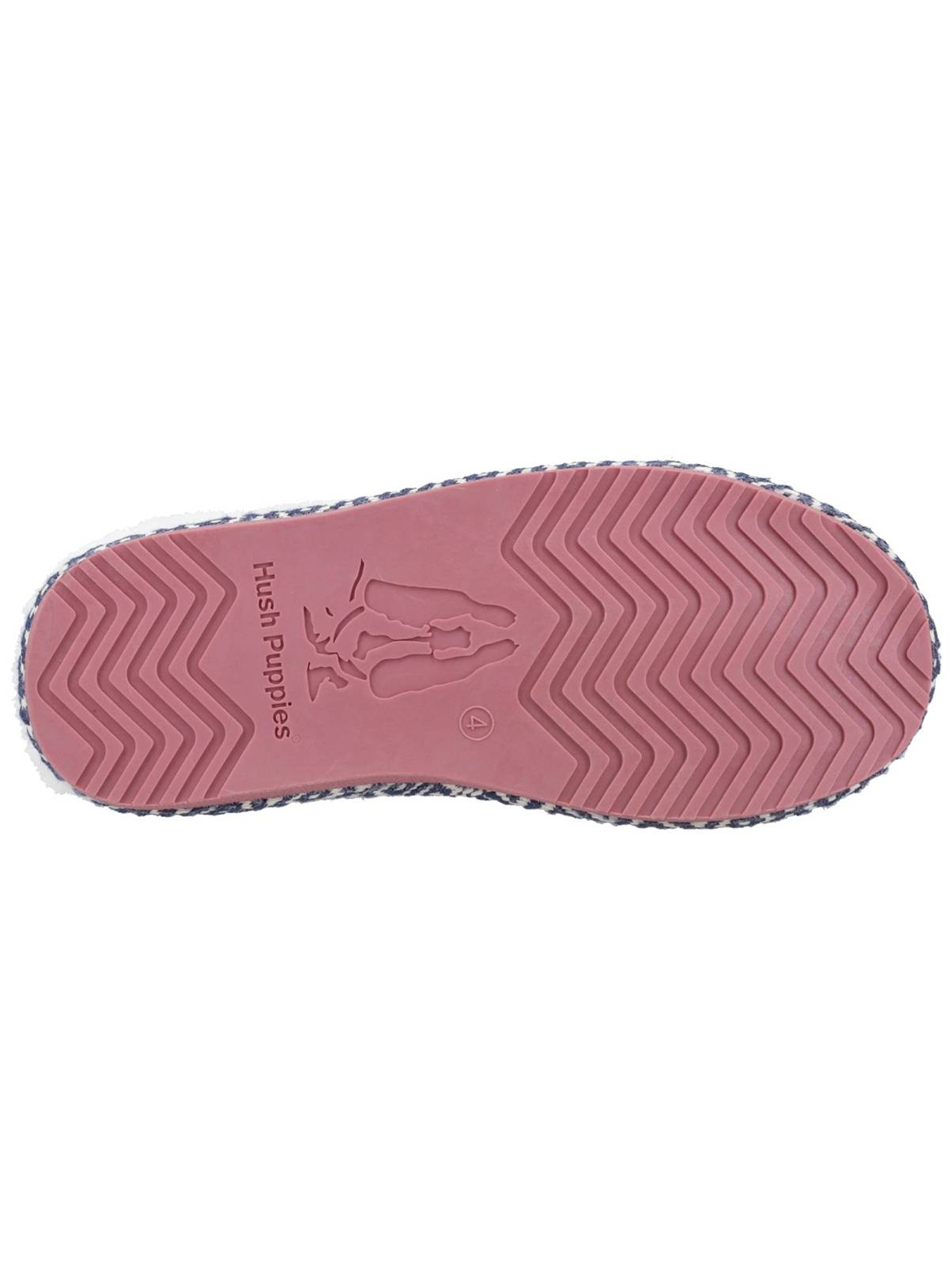 HUSH PUPPIES Amara Suede Slippers Navy 7 - Image 3