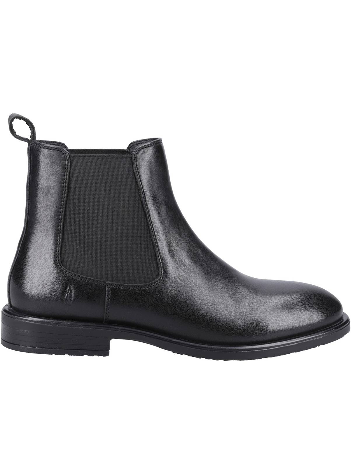 HUSH PUPPIES Viola Leather Ankle Boots Black 8 - Image 4