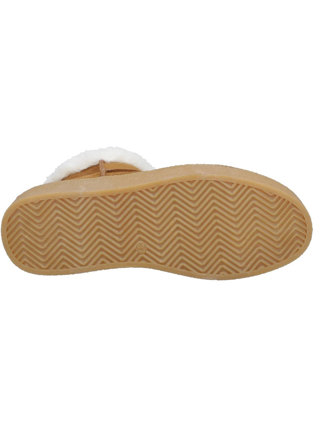 HUSH PUPPIES Water Resistant Suede Becca Ankle Boots Tan 6 - Image 3