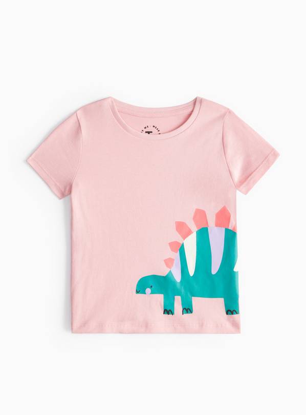 Pink Dino Graphic T-Shirt 5-6 years