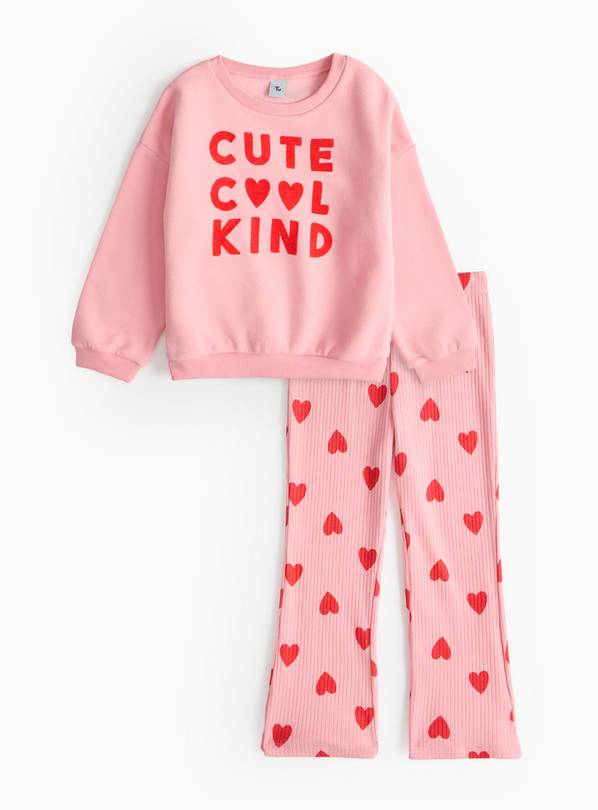 Cute Cool Kind Sweatshirt & Flared Trousers 1-2 years