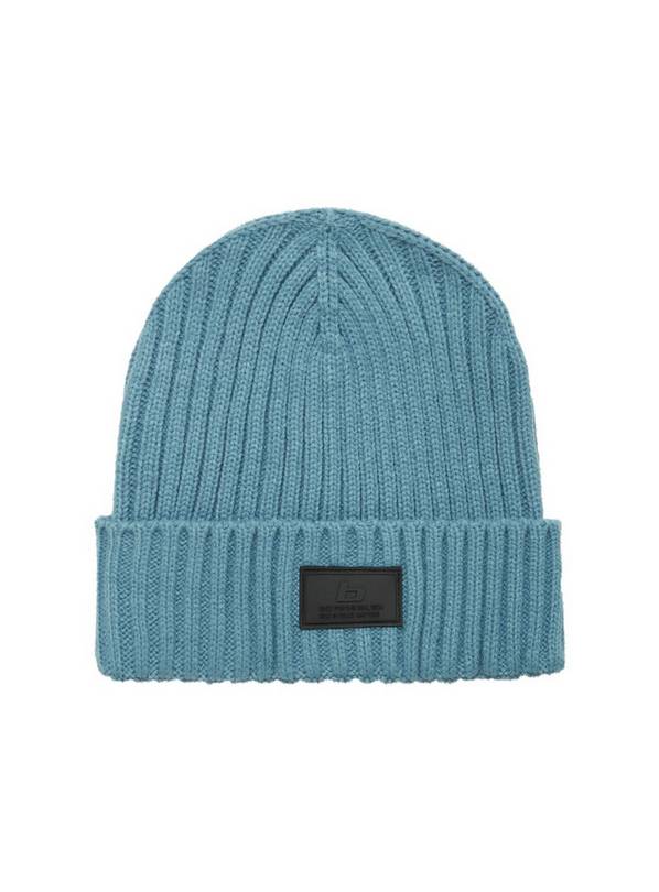 BLEND Blue Beanie with Logo One Size