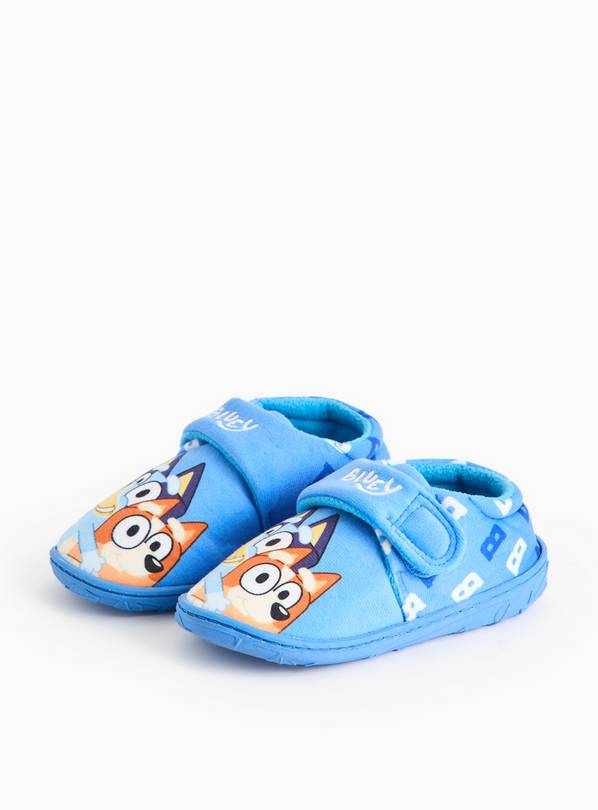 Bluey Blue Character Cupsole Slippers 6-7 Infant