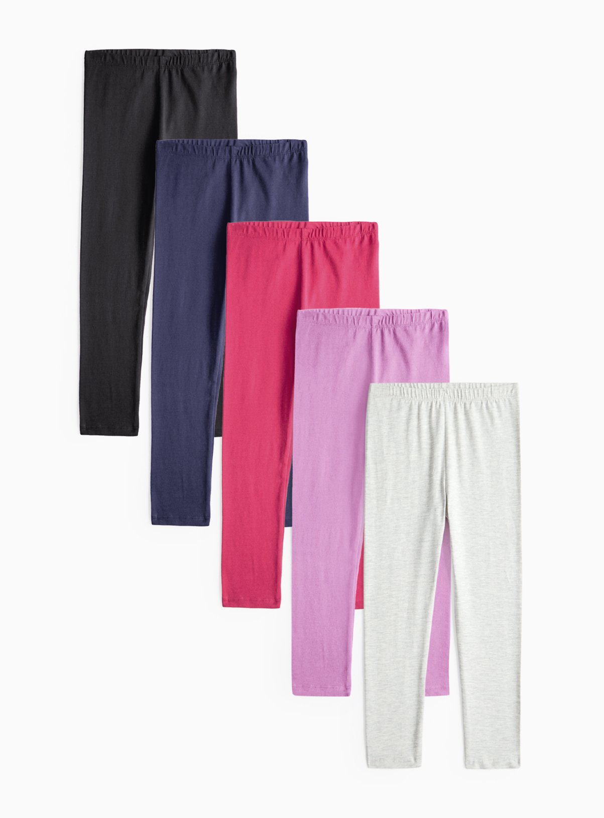 Core Leggings 5 Pack (14 Years) - Tu by Sainsbury's