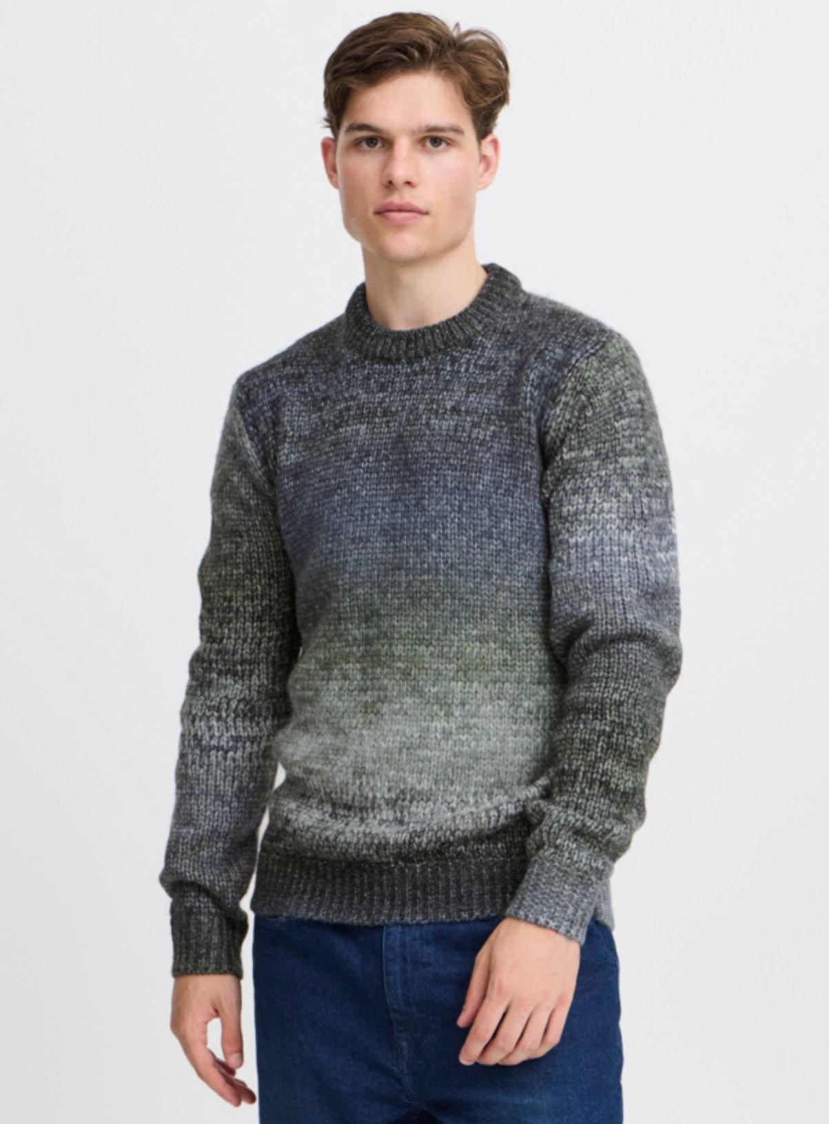 BLEND Navy Crew Neck Knit M