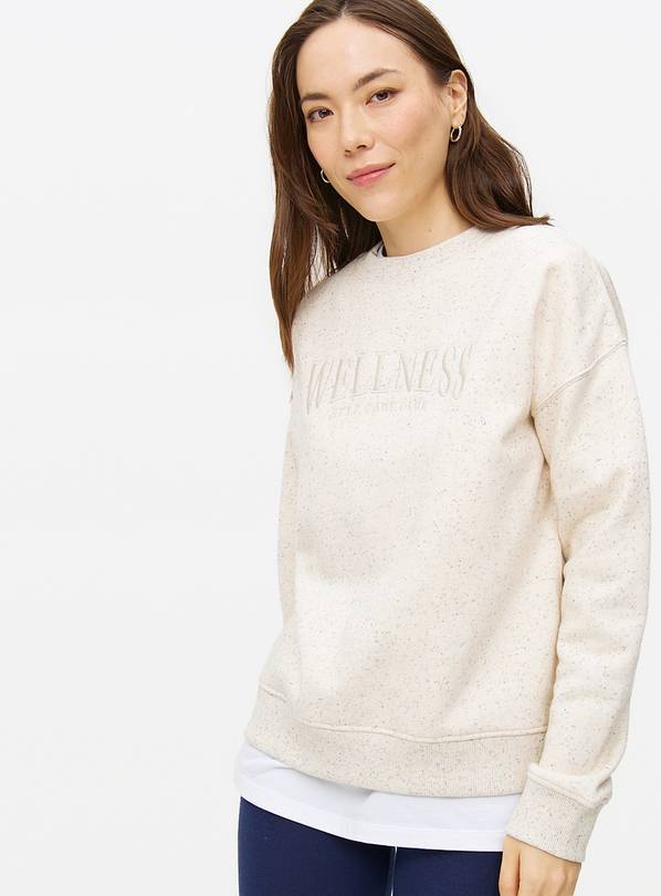 Neutral Neppy Wellness Slogan Sweatshirt L