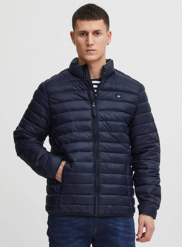 BLEND Lightweight Navy Puffer Jacket XXL