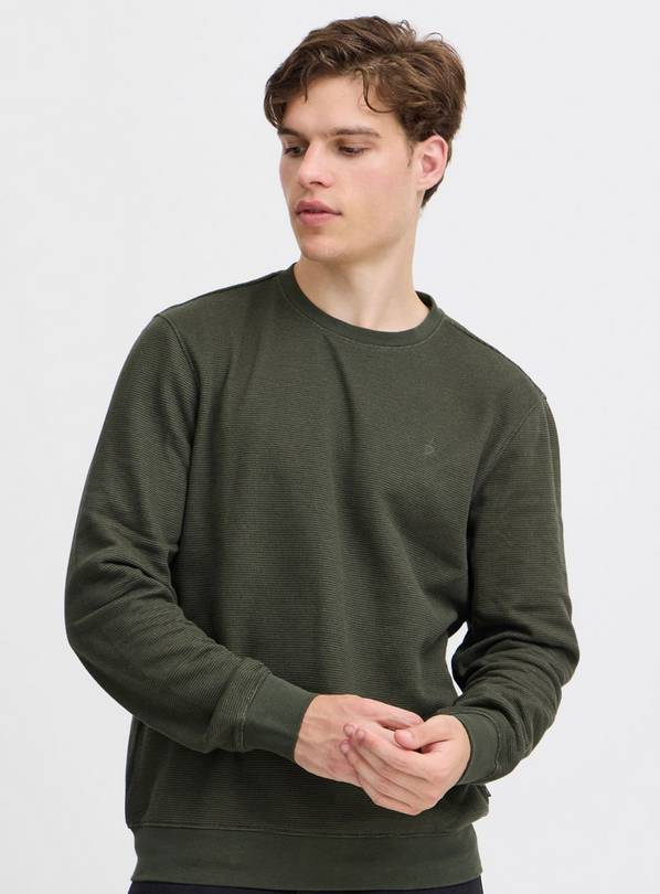 BLEND Khaki Crew Neck Sweatshirt M