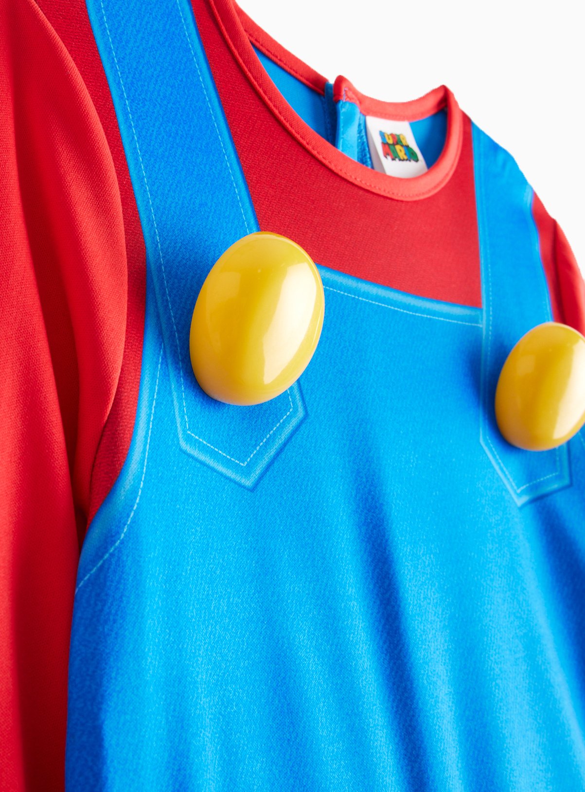 Super Mario Bro's Fancy Dress Costume & Hat 3-4 Years - Image 2 thumbnail