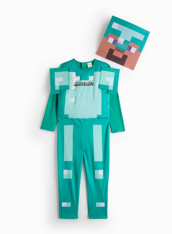 Minecraft Steve Fancy Dress Costume 3-4 Years