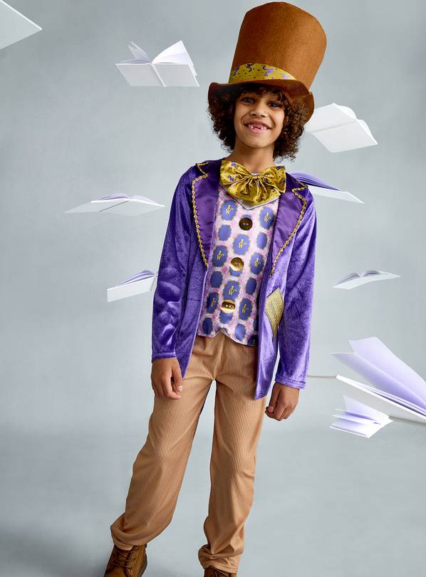 Willy Wonka Fancy Dress Costume  3-4 Years