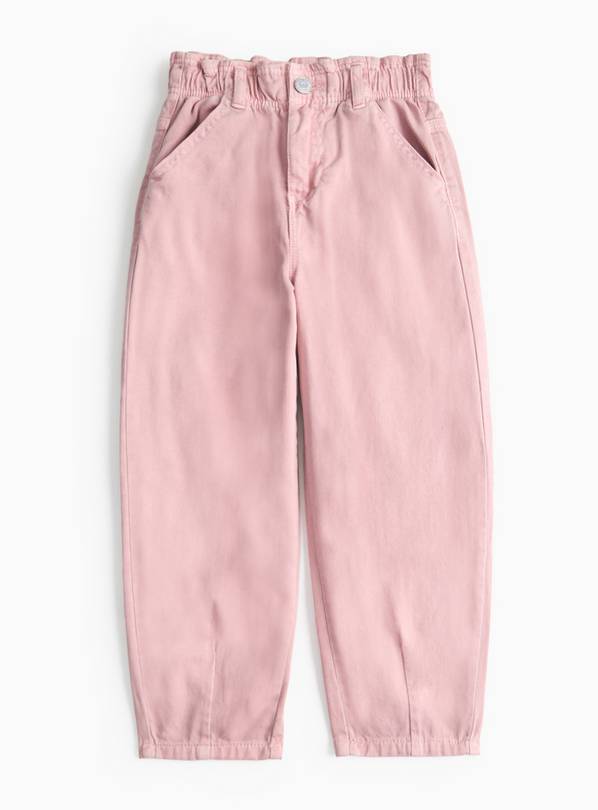 Pink Denim Barrel Leg Jeans 13 years