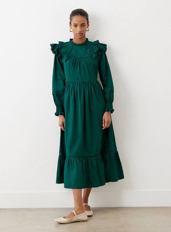 FINERY Adela Dress Green 8