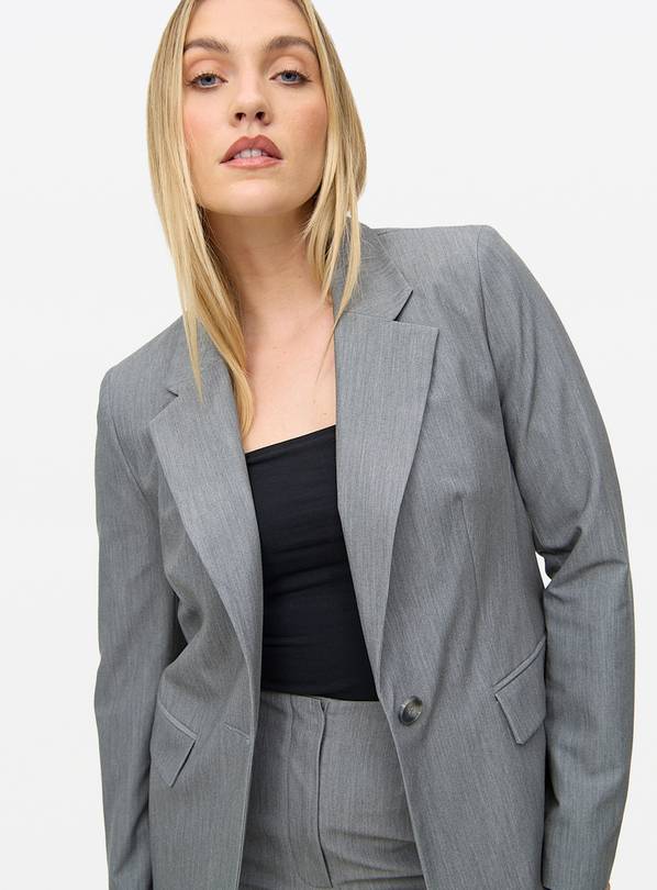 Grey Tailored Co-ord Blazer 14