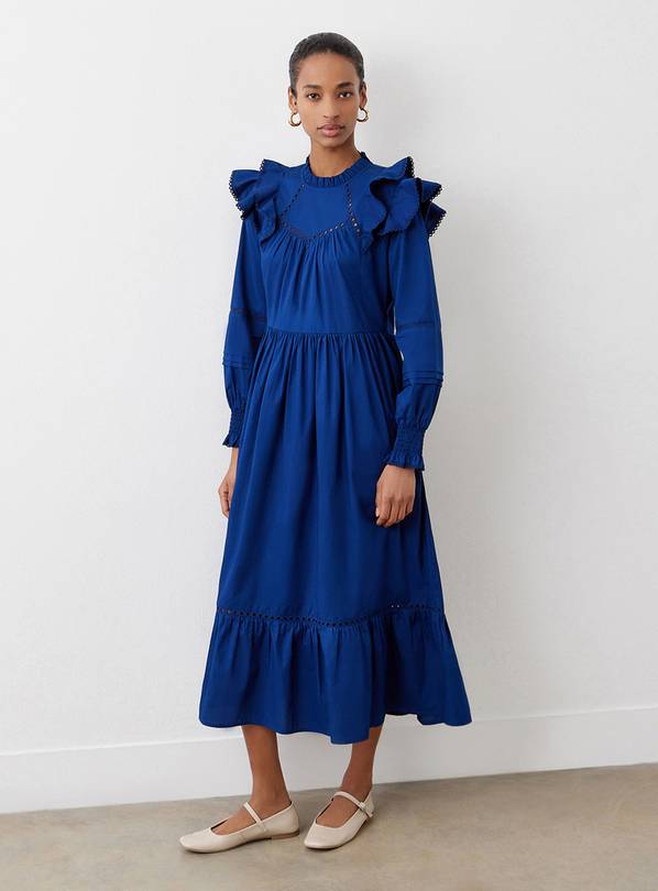 FINERY Adela Dress Indigo 14