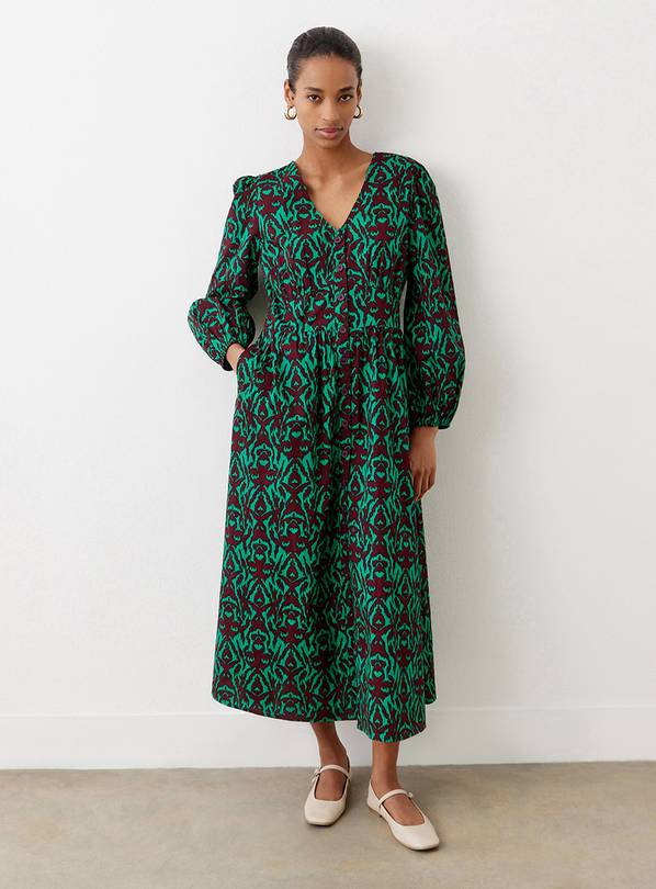 FINERY Eliah Dress Green 10