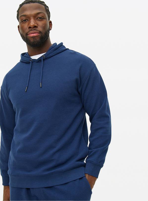 Navy Lounge Ottoman Hoodie  L