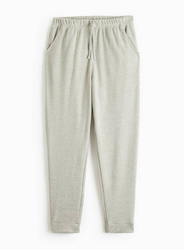 Grey Waffle Pyjama Bottoms XS