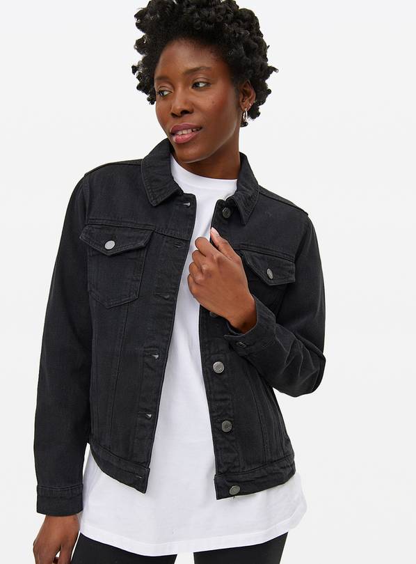 Black Core Denim Jacket 22