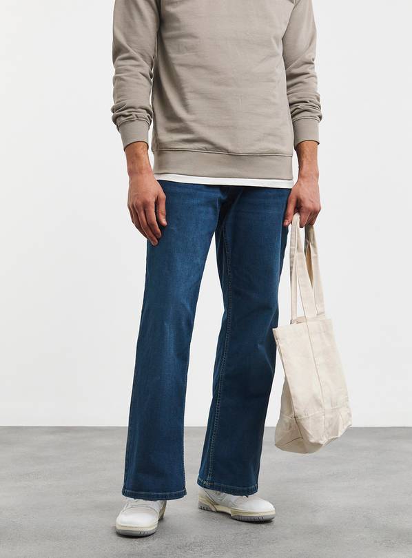 JACAMO Loose Fit Stretch Jean Mid Wash 44R