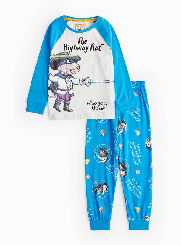 The Highway Rat Blue Printed Pyjamas 1-2 years