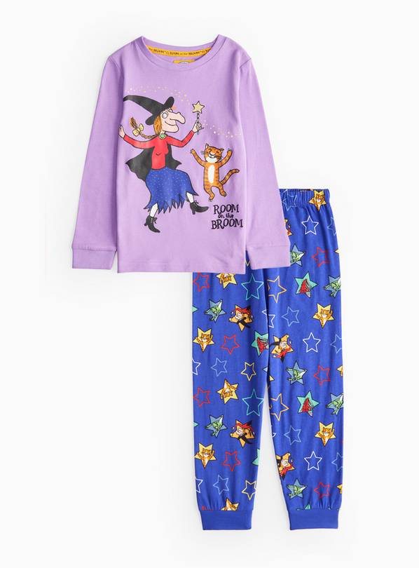 Room On The Broom Purple Printed Pyjamas 5-6 years