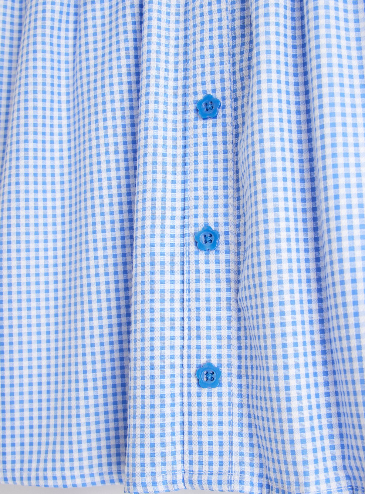 Blue Gingham Cotton Blend Skirt 2 Pack 8 years - Image 3 thumbnail