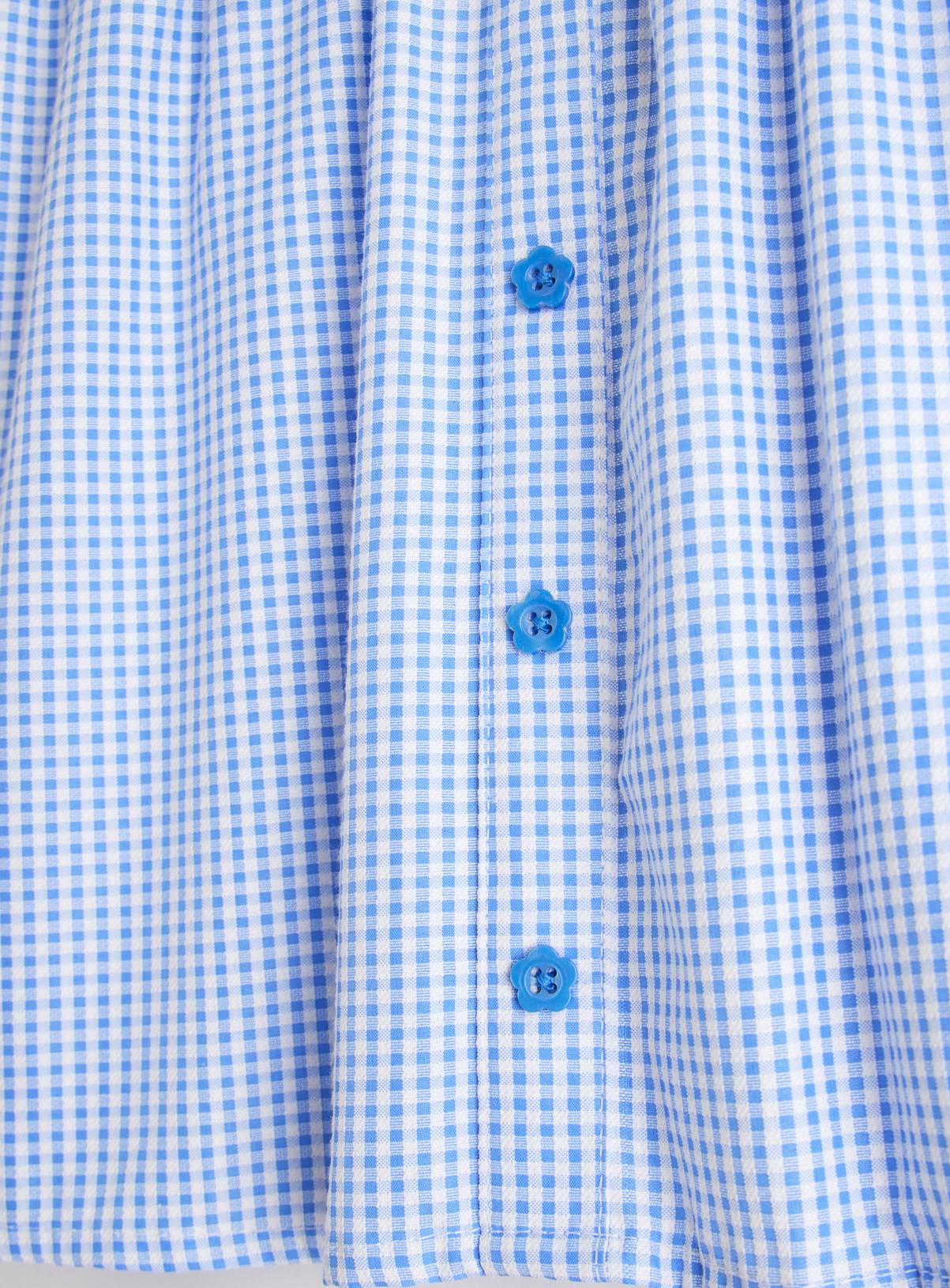 Blue Gingham Cotton Blend Skirt 2 Pack 8 years - Image 3