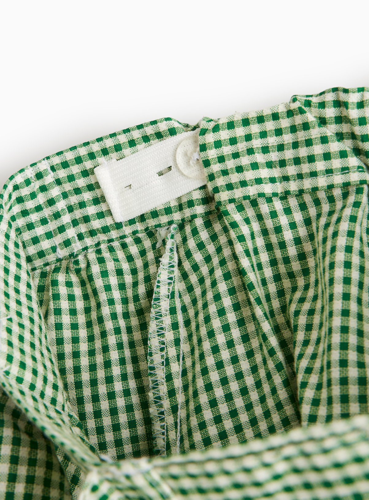 2 Pack Green Gingham Skirt 11 years - Image 4 thumbnail