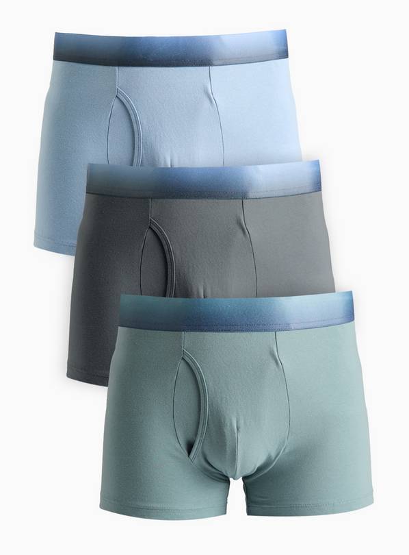 Ombre Waistband Trunks 3 Pack XS