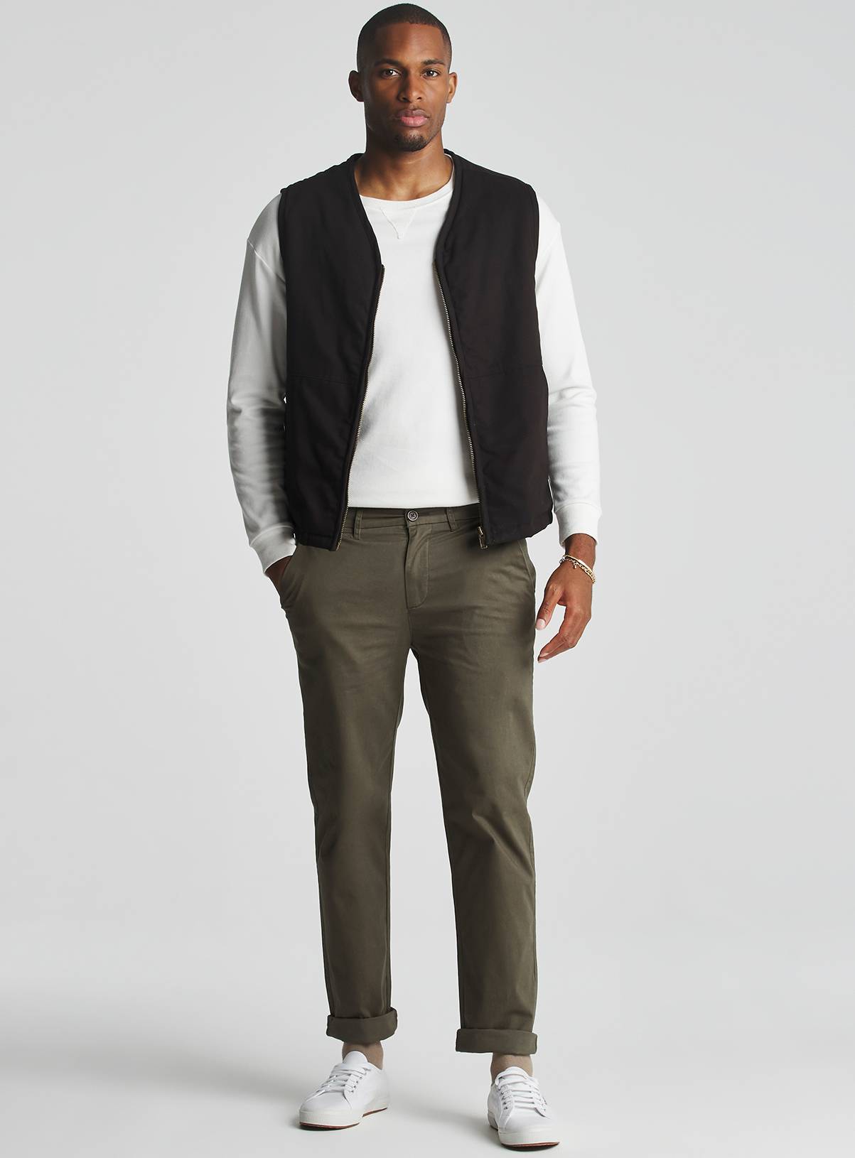 JACAMO Straight Fit Chino Khaki 40R - Image 1