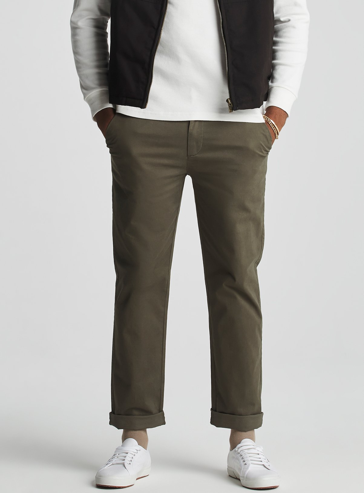 JACAMO Straight Fit Chino Khaki 40R - Image 3 thumbnail