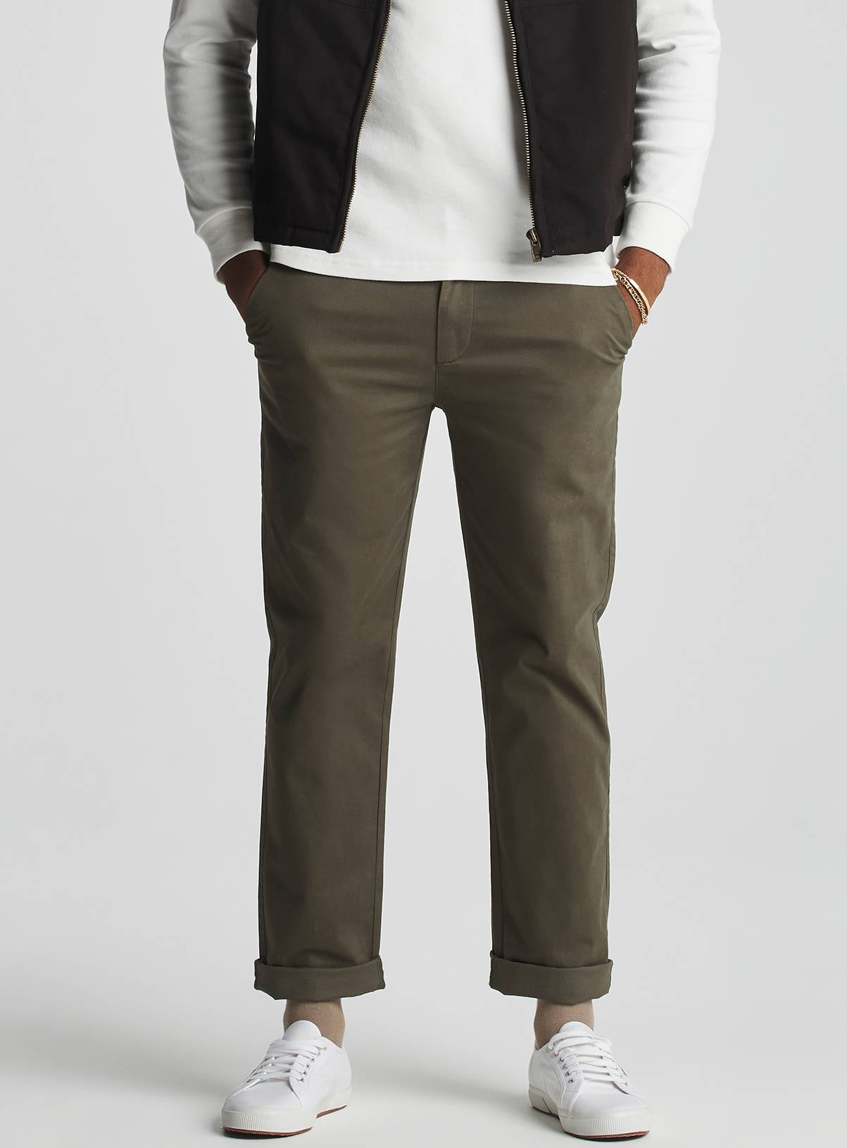 JACAMO Straight Fit Chino Khaki 40R - Image 3