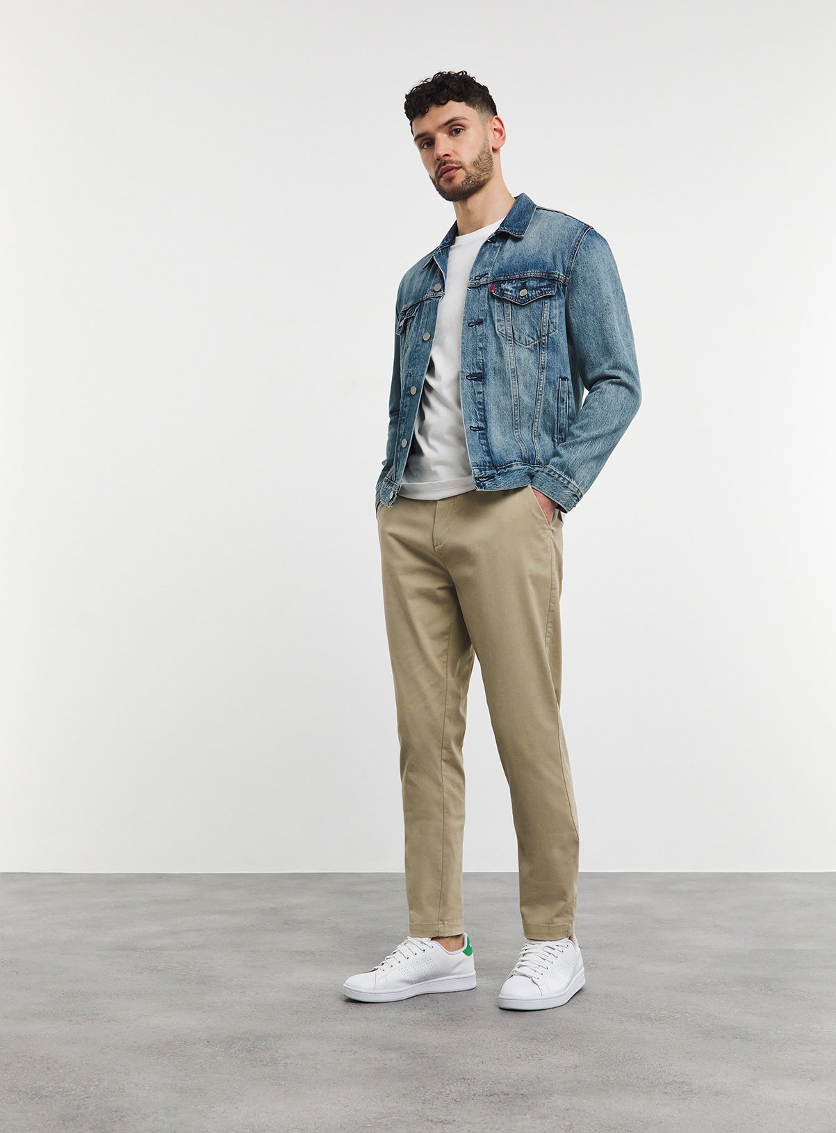JACAMO Slim Stretch Chino Stone 46R - Image 3 thumbnail