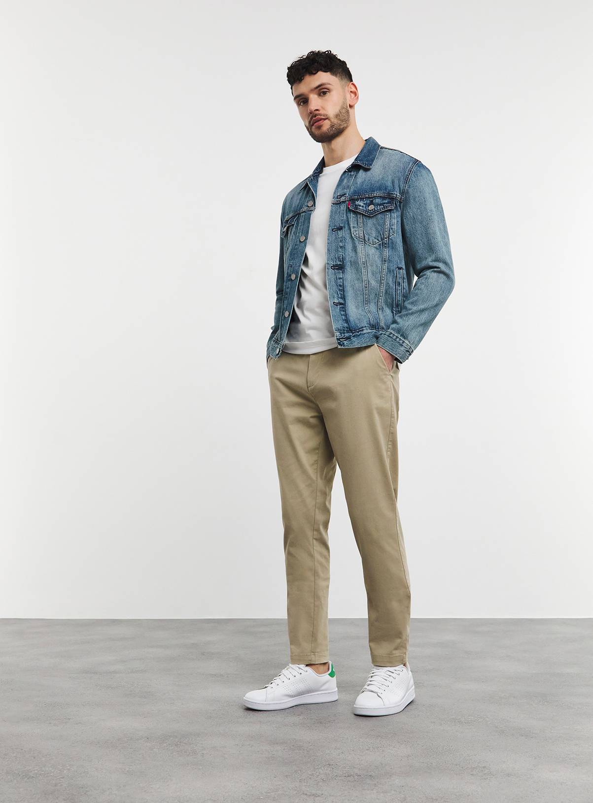 JACAMO Slim Stretch Chino Stone 46R - Image 3