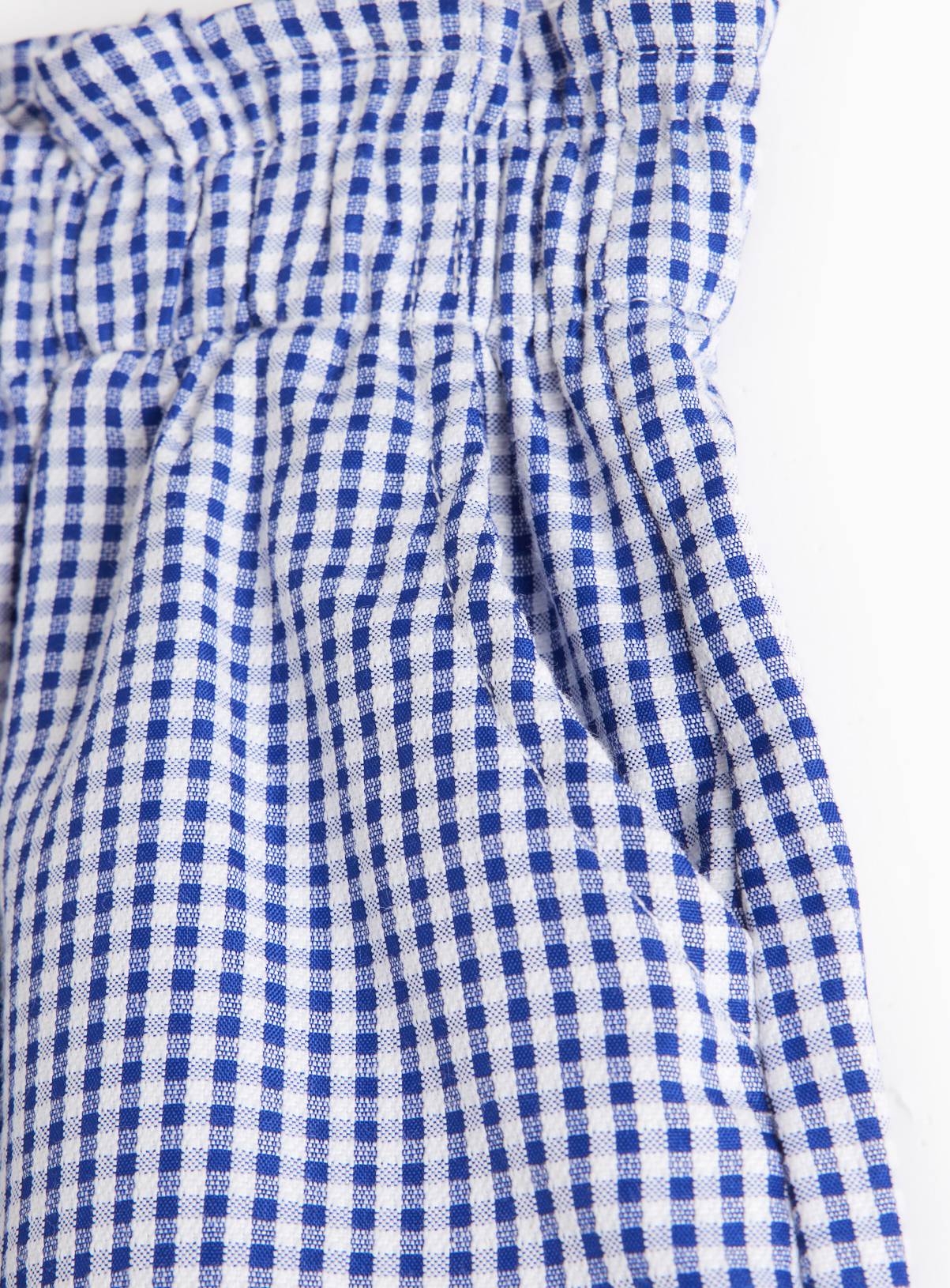 2 Pack Navy Gingham Shorts 11 years - Image 3