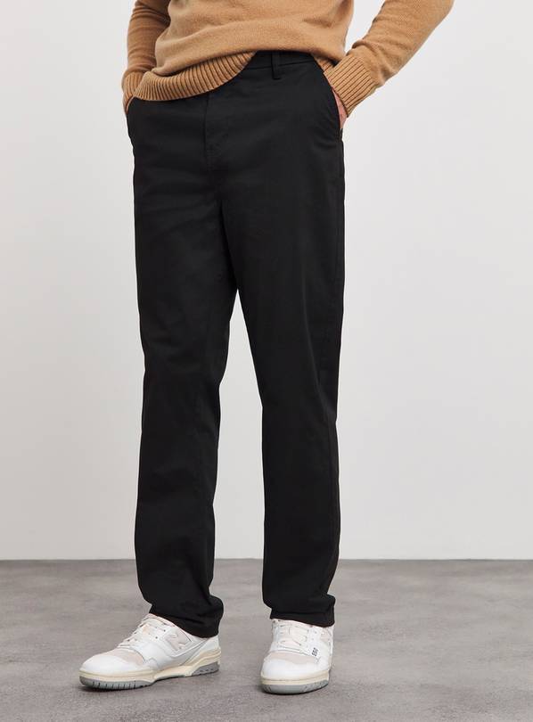 JACAMO Straight Fit Chino Black 54R