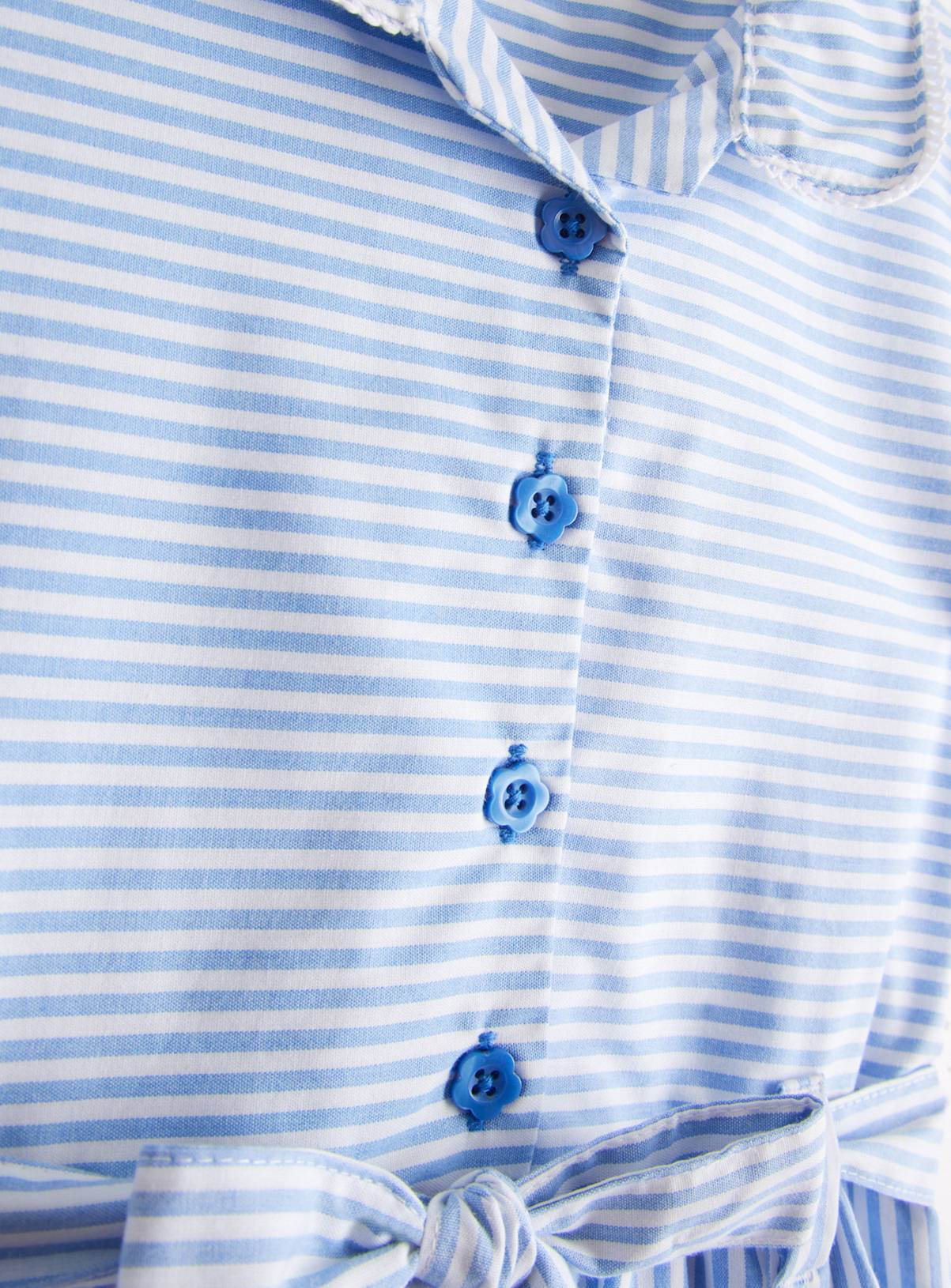 2 Pack Blue Stripe Dress 12 years - Image 2