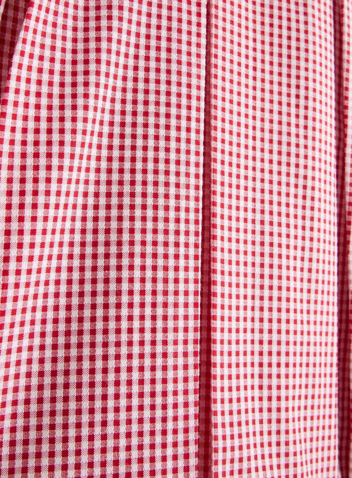 Red Gingham Cotton Blend Back Bow Dress 2 Pack 11 years - Image 3 thumbnail