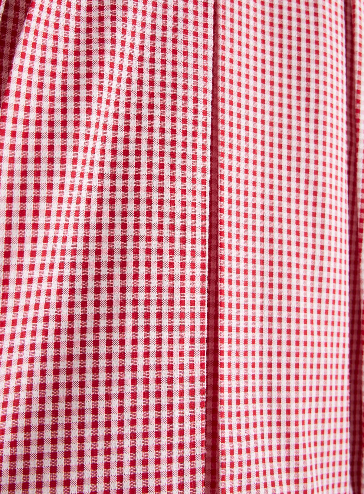 Red Gingham Cotton Blend Back Bow Dress 2 Pack 3 years - Image 3