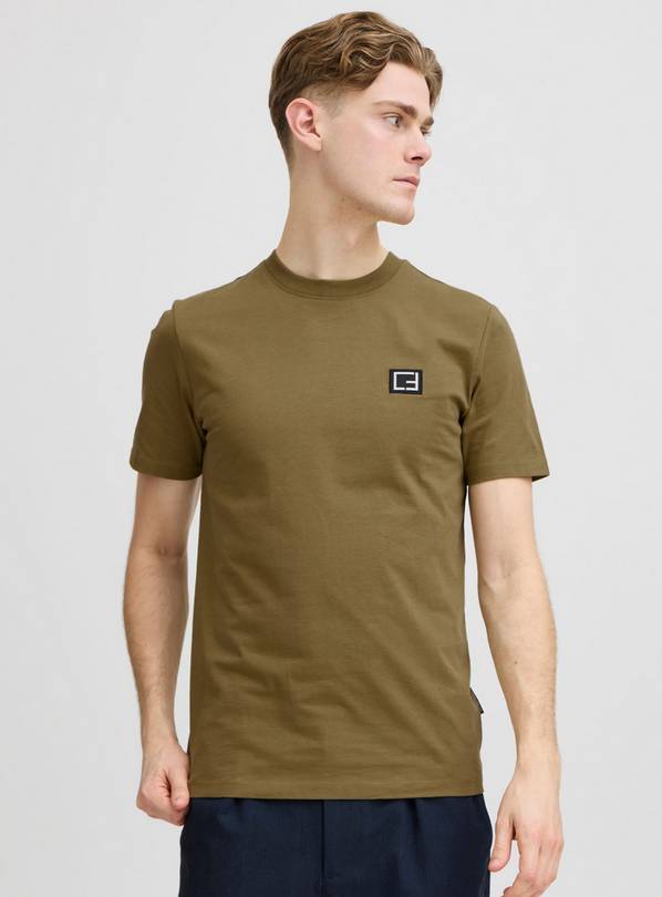 CASUAL FRIDAY CFTHOR Olive T-Shirt With Logo XL