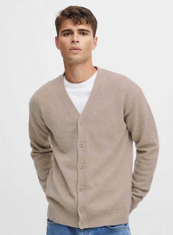 CASUAL FRIDAY CFKARL Sand Lambswool Cardigan L