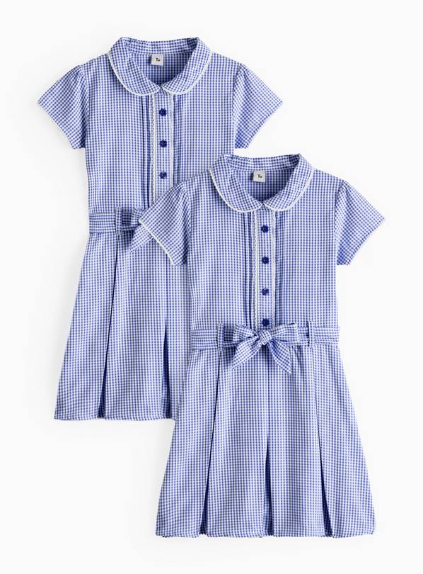 2 Pack Classic Navy 'Dress with Ease' Gingham Dress 5 years