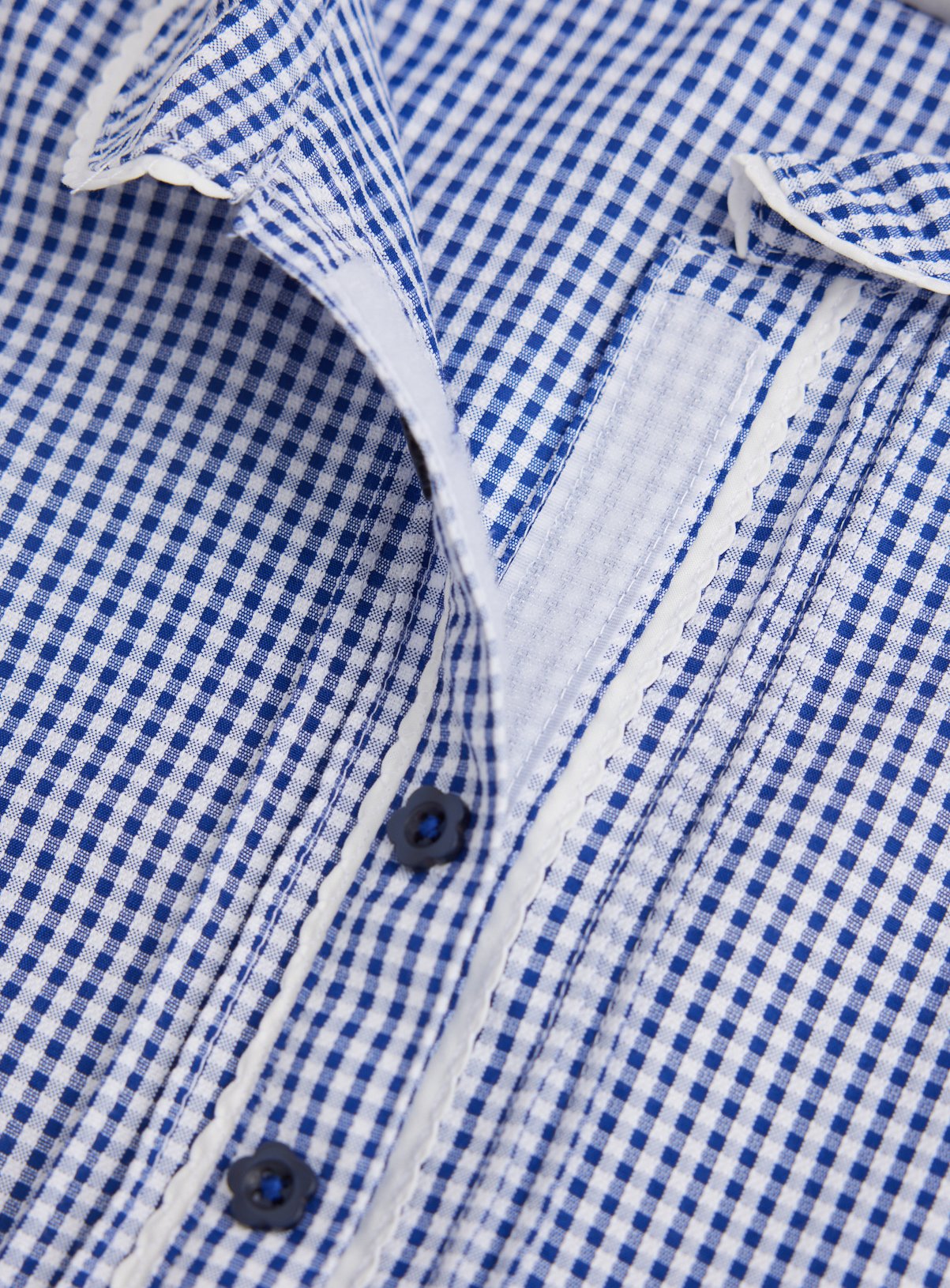2 Pack Classic Navy 'Dress with Ease' Gingham Dress 11 years - Image 2 thumbnail