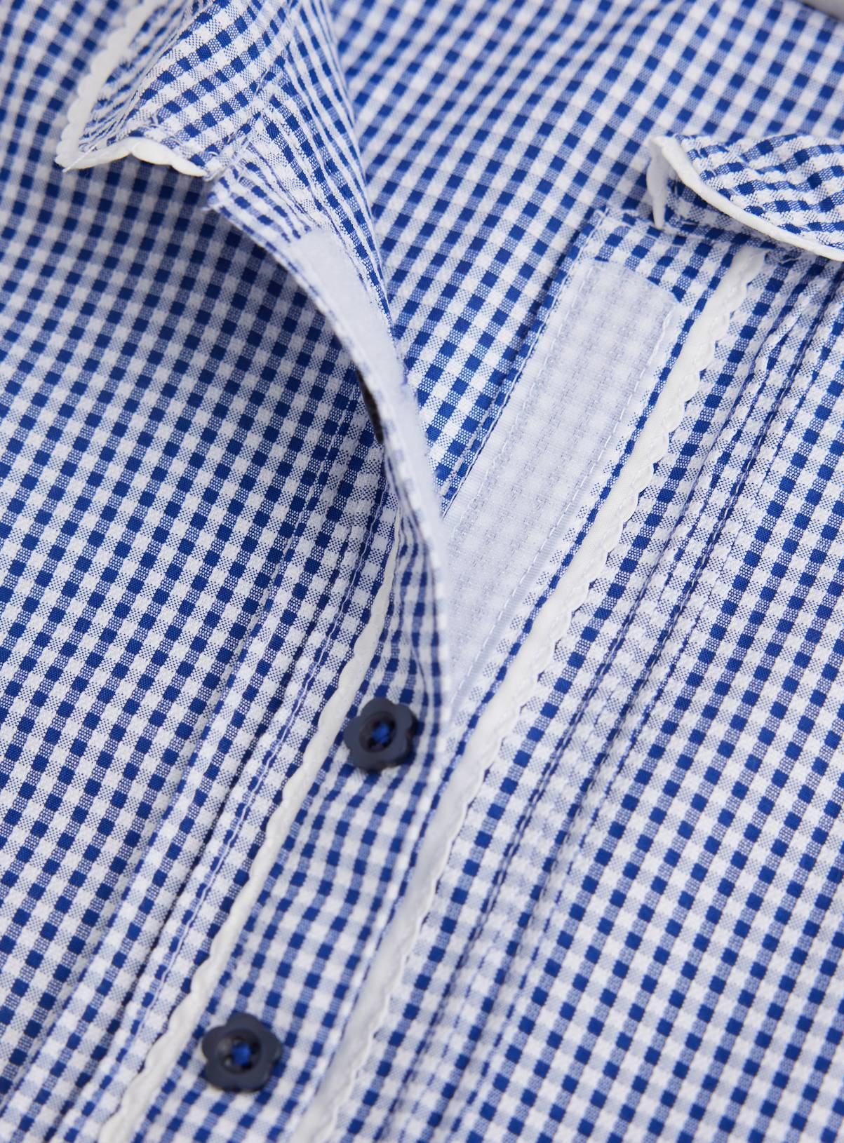 2 Pack Classic Navy 'Dress with Ease' Gingham Dress 11 years - Image 2
