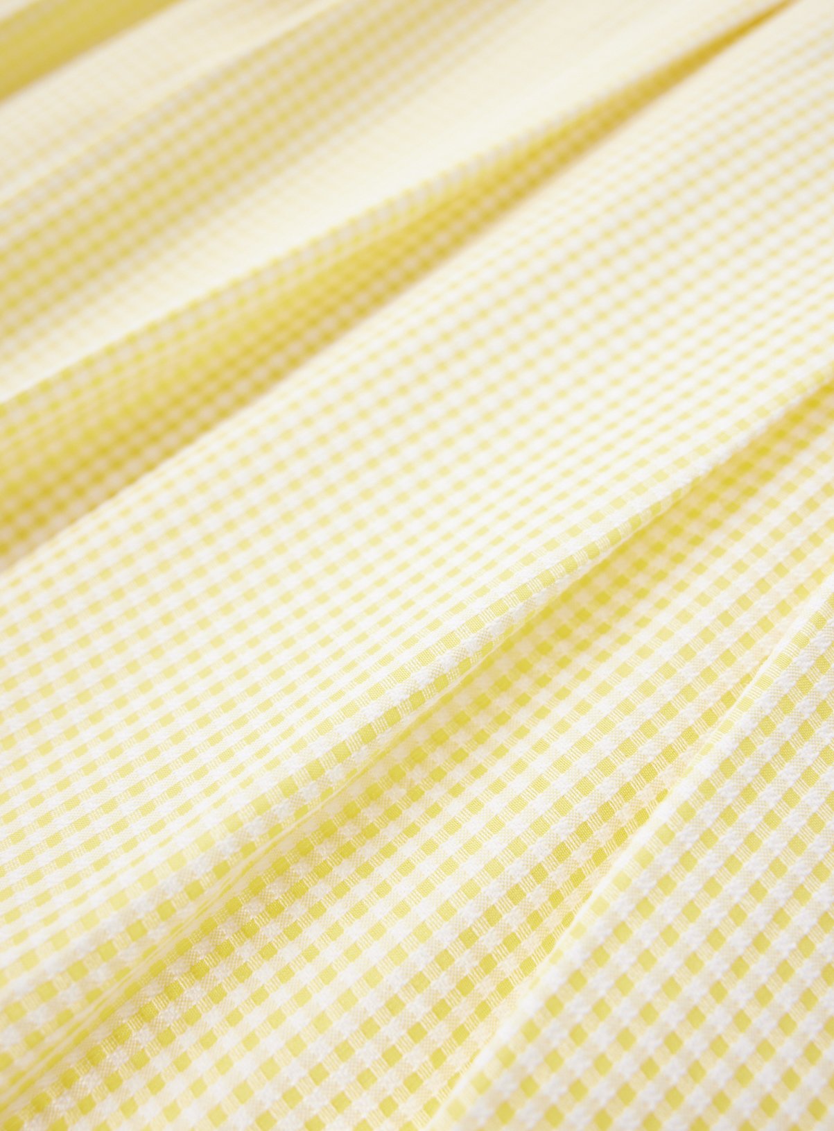 Yellow Gingham Cotton Blend Easy Fit Dress 2 Pack 11 years - Image 4 thumbnail