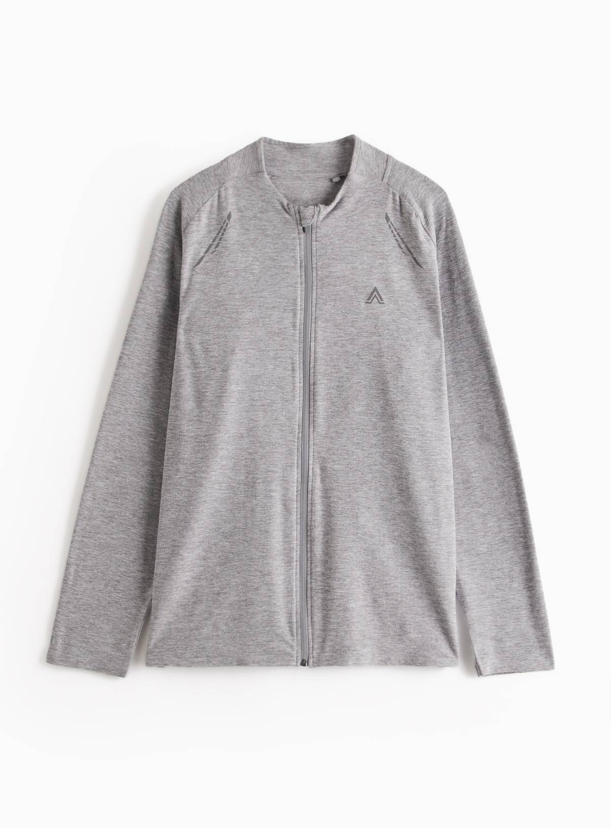 Tu Active Grey Zip-Through Top L - Image 3
